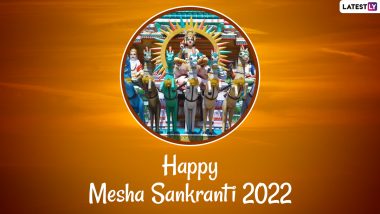 Happy Mesha Sankranti 2022 Images & HD Wallpapers for Free Download Online: Celebrate Mesha Sankramana or Hindu Solar New Year With Greetings, Messages and Quotes