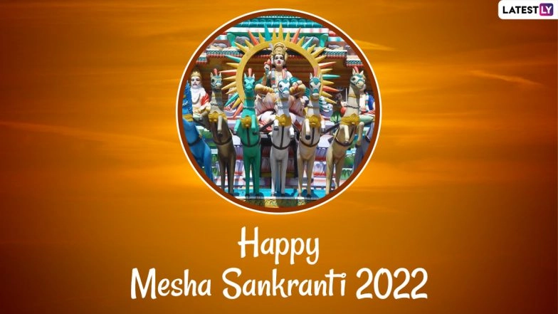 Happy Mesha Sankranti 2022 Images & HD Wallpapers for Free Download Online: Celebrate Mesha Sankramana or Hindu Solar New Year With Greetings, Messages and Quotes