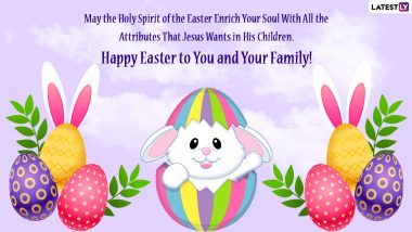 Easter 2022 Images & HD Wallpapers for Free Download Online: Wish Happy Easter Sunday With WhatsApp Messages, Quotes and GIF Greetings