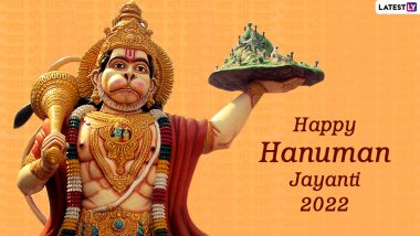 Happy Hanuman Jayanti 2022 Wishes and Greetings: Send HD Images, WhatsApp Status and Bajrangbali Photos To Family And Friends!