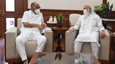 India News | Sharad Pawar Meets PM Modi in Parliament