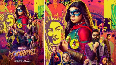 Ms Marvel: Marvel Studios Reveals New Poster of Iman Vellani’s Kamala Khan As They Begin The 50 Days Countdown of the Series' Release (View Pic)