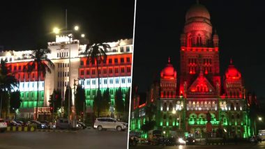 Maharashtra Day 2022: Mantralaya, BMC Buildings Illuminate in Tricolour on Eve of State Formation Day (See Pictures)