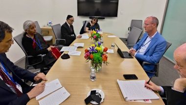 Finance Minister Nirmala Sitharaman Meets FSB Chair Klass Knot, CFLI Vice Mary Schapiro in US