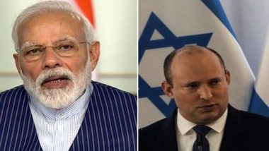 PM Narendra Modi Inquires Health of His Israeli Counterpart Naftali Bennett Who Tested Positive for COVID-19