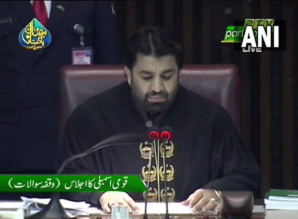 Pakistan National Assembly To Take Up No-Trust Vote Against Deputy Speaker Qasim Khan Suri Today