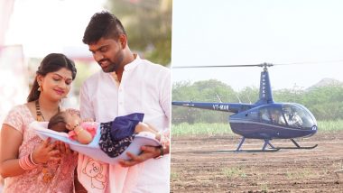 Grand Homecoming! Pune Family Brings Home Newborn Girlchild in Chopper (Watch Video)