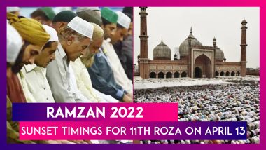 Ramzan 2022: Sunset Timings For 11th Roza Of Ramadan On April 13 In Mumbai, Delhi & Lucknow