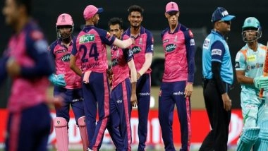 Sports News | IPL 2022: Hetmyer's Half-century, Chahal's Four Wicket Haul Guide RR to Narrow Win Against LSG