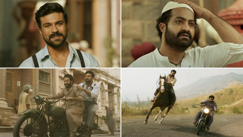 RRR Song Natpu: Ram Charan and Jr NTR’s Bond Is Beyond Beautiful in This Inspiring Track (Watch Full Video)