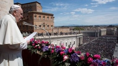 World News | Pope Mentions Ukraine, Afghanistan and Myanmar in Easter Sunday Plea
