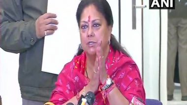 India News | Could Have Been Avoided if Administration Was Vigilant: Vasundhara Raje on Karauli Stone-pelting Incident
