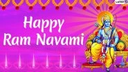 Shri Ram Navami 2022 Wishes, Images & HD Wallpapers: Send WhatsApp Stickers, Lord Ram Photos, GIFs, Telegram Pics and Facebook Quotes Celebrating Hindu Festival