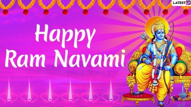 Shri Ram Navami 2022 Wishes, Images & HD Wallpapers: Send WhatsApp  Stickers, Lord Ram Photos, GIFs, Telegram Pics and Facebook Quotes  Celebrating Hindu Festival | 🙏🏻 LatestLY