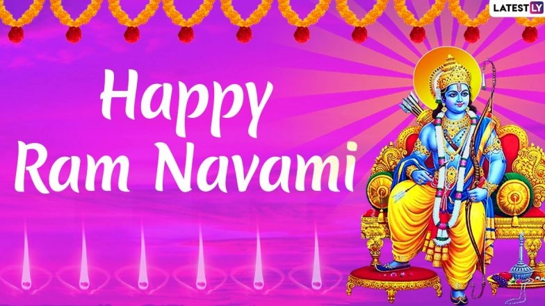 Shri Ram Navami 2022 Wishes, Images & HD Wallpapers: Send WhatsApp Stickers, Lord Ram Photos, GIFs, Telegram Pics and Facebook Quotes Celebrating Hindu Festival