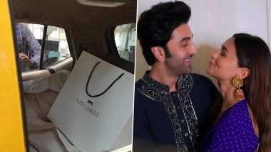 Ranbir Kapoor-Alia Bhatt Wedding: Is It Sabyasachi Couture for the to Be Bride and Groom? (Watch Video)