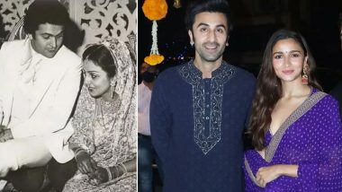 Ahead of Ranbir Kapoor-Alia Bhatt’s Rumoured Marriage, Rishi and Neetu Kapoor’s Wedding Card Surfaces Online (View Pic)