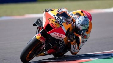 Sports News | Honda's Espargaro Fights to Finish Fourth on Grid in Argentina GP Qualifying