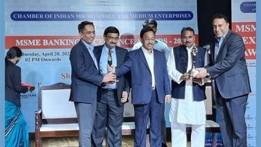 Business News | Tata Motors Finance Recognized for Its Contribution to the MSME Sector's Growth