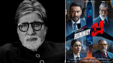 Runway 34: Amitabh Bachchan Reveals What Made Him Say ‘Yes’ To Be a Part of Ajay Devgn and Rakul Preet Singh-Starrer (Watch Video)