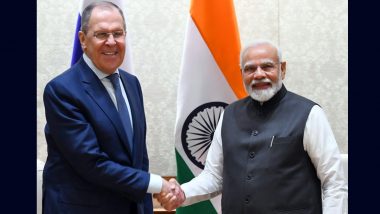 Russian FM Sergey Lavrov Meets PM Narendra Modi, Apprises Him of Ongoing Crisis in Ukraine and Bilateral Initiatives