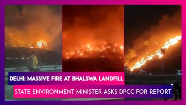 Delhi: Massive Fire At Bhalswa Landfill, State Environment Minister Asks DPCC For Report