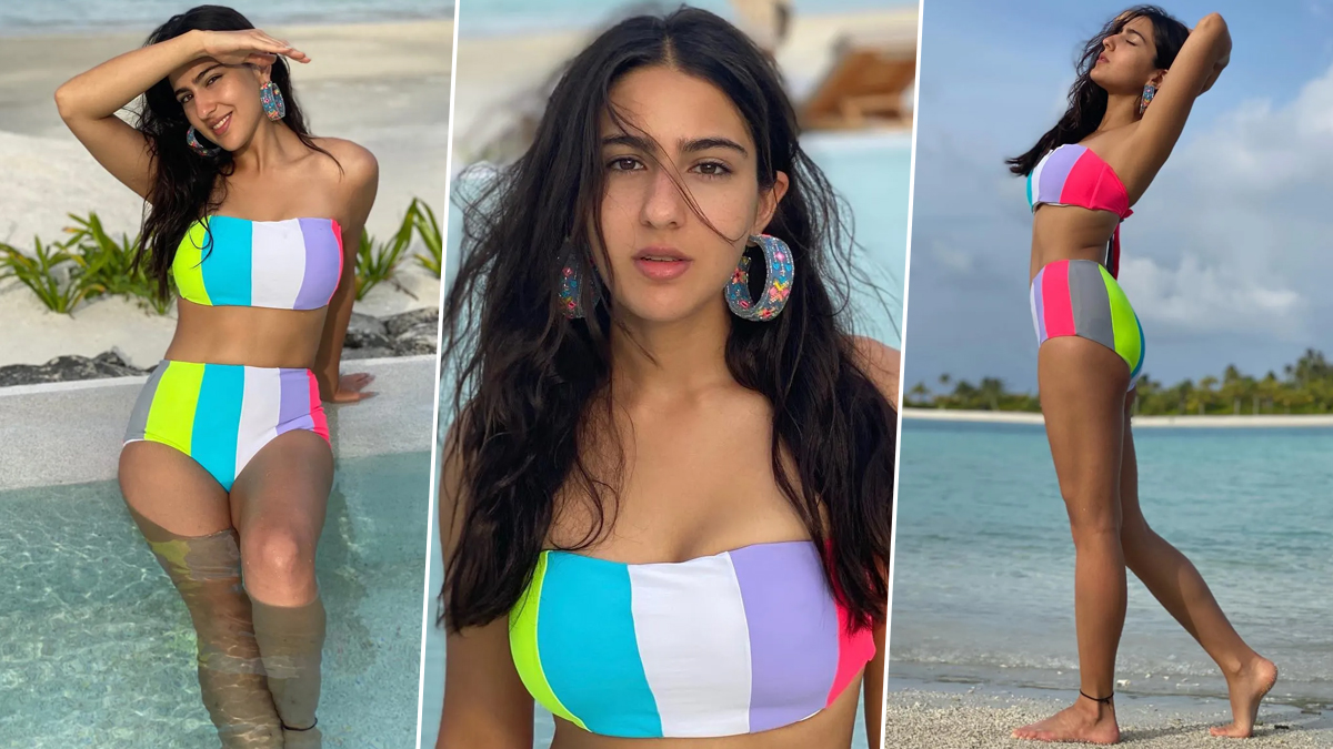 1200px x 675px - Sara Ali Khan Sets Travel and Fashion Goals as She Sizzles in a  Multi-Coloured Bikini by the Beach (View Pics) | ðŸ‘— LatestLY