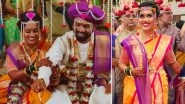 Indian Idol 12&rsquo;s Sayli Kamble Marries Boyfriend Dhawal in a Traditional Maharashtrian Wedding (View Pics)