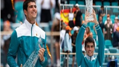 Sports News | Teenager Carlos Alcaraz Claims First Masters 1000 Title at Miami Open