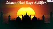 Hari Raya Aidilfitri 2022 Wishes & Selamat Hari Raya Puasa Greetings: Send Messages, WhatsApp Stickers, HD Images, GIFs and Telegram Pics to Your Loved Ones This Eid