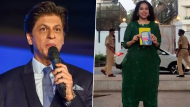 ‘Desperately Seeking Shah Rukh’ Author Shrayana Bhattacharya Meets Shah Rukh Khan At Mannat, Shares His Handwritten Note On Social Media (View Pics)