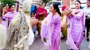 Shehnaaz Gill&rsquo;s Giddha With Elderly Neighbours in Her Homeland Punjab Is Winning Hearts on Internet! (Watch Video)