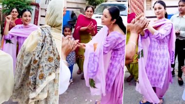 Shehnaaz Gill’s Giddha With Elderly Neighbours in Her Homeland Punjab Is Winning Hearts on Internet! (Watch Video)
