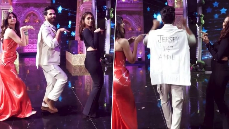 Jersey: Shahid Kapoor, Mrunal Thakur Have Fun Grooving To ‘Tu Mere Agal Bagal Hai’ With Shilpa Shetty Kundra (Watch Video)