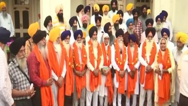 Baisakhi 2022: Sikh 'Jatha' Depart for Pakistan's Lahore to Celebrate Khalsa Sajna Day