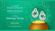 Business News | Sirius Jewels Launch 100 Per Cent Cashback Offer on Diamond, Gold Jewellery on Akshaya Tritya