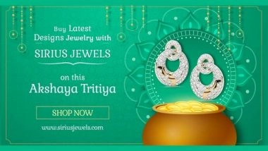 Business News | Sirius Jewels Launch 100 Per Cent Cashback Offer on Diamond, Gold Jewellery on Akshaya Tritya