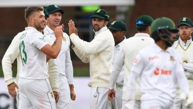 How To Watch South Africa vs Bangladesh 2nd Test 2022 Day 3 Live Streaming Online on Disney+ Hotstar: Get Free Telecast Details of SA vs BAN on Gazi TV With Match Timing in India