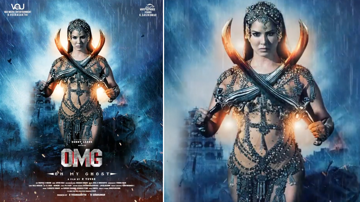 Oh My Ghost: Sunny Leone Is a Fierce Queen in the First Look of Her Tamil Horror-Comedy! | 🎥 LatestLY