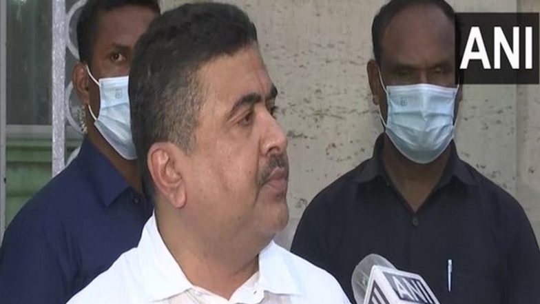 West Bengal: BJP Leader Suvendu Adhikari's Convoy Hit By A Truck In East Medinipur; No Injuries Reported (See Pic)