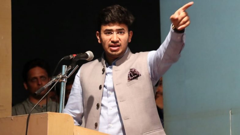 BJP MP Tejasvi Surya Says, 'Anjanadri Hill in Karnataka Is the Birthplace of Lord Hanuman'
