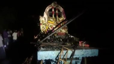 Tamil Nadu Electrocution Latest Updates: 11 Electrocuted, 15 Injured During Temple Chariot Procession in Thanjavur; CM MK Stalin To Meet Injured, Deceased's Families