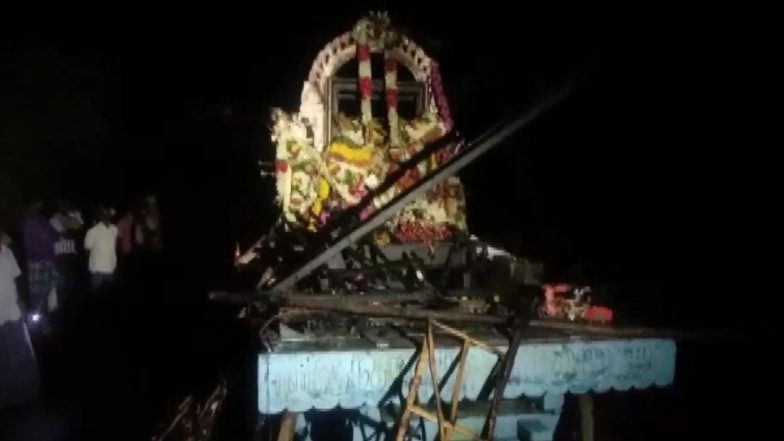 Tamil Nadu Electrocution Latest Updates: 11 Electrocuted, 15 Injured During Temple Chariot Procession in Thanjavur; CM MK Stalin To Meet Injured, Deceased's Families