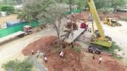 Telangana: Mahbubnagar Administration Translocates Four 100-Year-Old Trees From Roads and Buildings Guest House to KCR Urban Eco Park