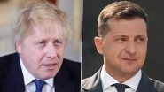 UK PM Boris Johnson Talks to President Volodymyr Zelensky, Says &lsquo;Will Provide Ukraine With More Military Equipment&rsquo;