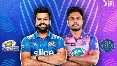 Sports News | IPL 2022: Mumbai Skipper Rohit Sharma Wins Toss, Opts to Bowl Against Rajasthan