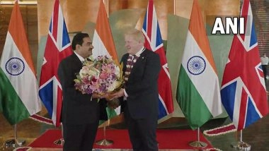 World News | Boris Johnson Meets Gautam Adani in Ahmedabad