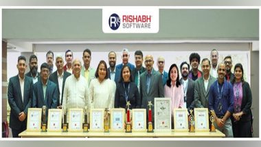 Business News | Rishabh Software Bags 9 Awards at World HRD Congress 2022