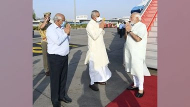 India News | PM Modi Arrives in Gujarat for Three Day Visit