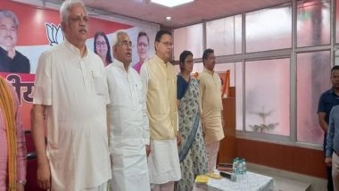 India News | Uttarakhand CM Attends BJP Meet for Second Consecutive Day